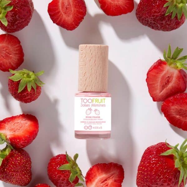 Jolies Mimines Rose Fraise Vernis à ongles