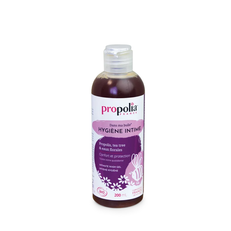Gel d'hygiène intime certifié Bio Propolis & Tea tree