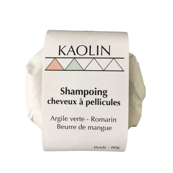 Shampoing solide doux pour cheveux à pellicule