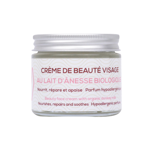 Crème visage au lait d’ânesse bio