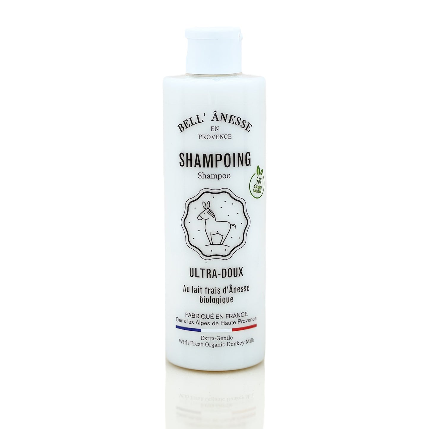 Shampoing ultra doux au lait d'ânesse