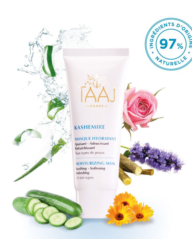 Softening and soothing moisturizing natural mask - 75ML - Taaj Paris