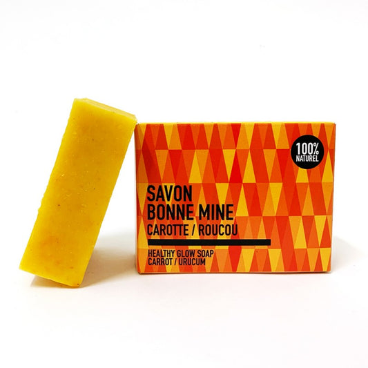 Organic Carrot and Roucou Soap-Healthy Glow Effect 100 G